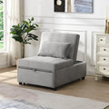 Pouf Letto Pieghevole - Grigio | Design Multifunzionale 4-in-1