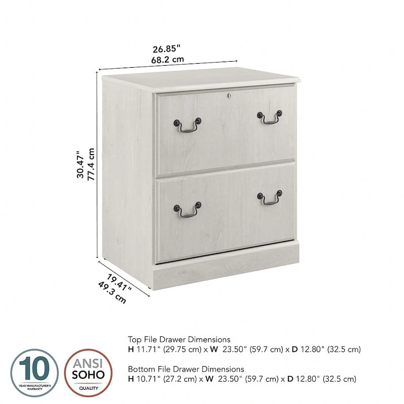 Cassettiera a scorrimento orizzontale color Ciliegio – Cassetti a estensione completa, 10 anni di garanzia