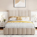 Letto imbottito con piattaforma e contenitore idraulico – Queen/Matrimoniale