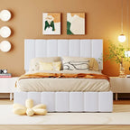 Letto imbottito con piattaforma e contenitore idraulico – Queen/Matrimoniale