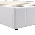 Letto imbottito con piattaforma e contenitore idraulico – Queen/Matrimoniale