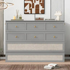 Gray Full Size Murphy Bed with Versatile Storage & Large Drawers