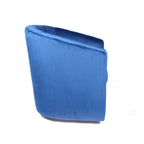 Poltrona Club girevole in velluto con cuscino removibile - Supporto ergonomico, capacità 136 kg
