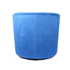 Poltrona Club girevole in velluto con cuscino removibile - Supporto ergonomico, capacità 136 kg
