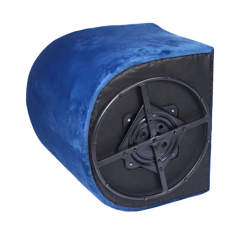 Poltrona Club girevole in velluto con cuscino removibile - Supporto ergonomico, capacità 136 kg