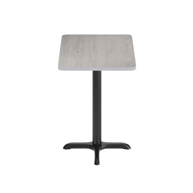 Piano tavolo rettangolare laminato 24 x 30 con base alta 22 x 22 - 24W x 30D x 31.125H