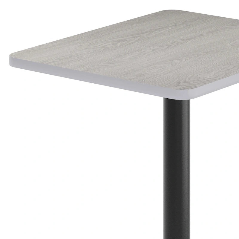 Piano tavolo rettangolare laminato 24 x 30 con base alta 22 x 22 - 24W x 30D x 31.125H