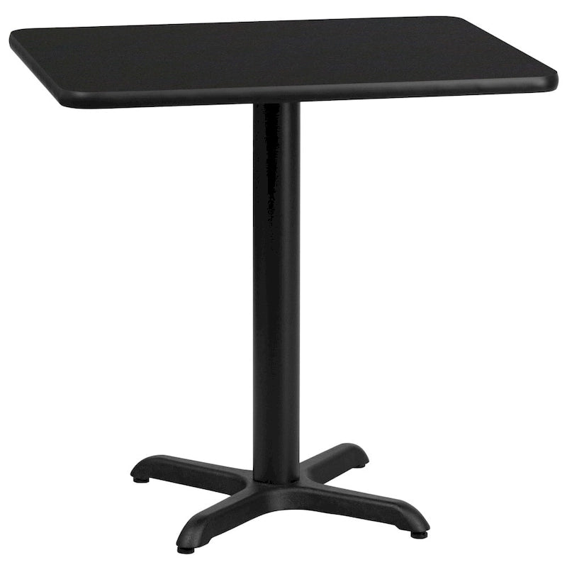 Piano tavolo rettangolare laminato 24 x 30 con base alta 22 x 22 - 24W x 30D x 31.125H