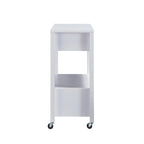 Carrello da portata moderno a 2 cassetti con portasciugamani e ripiano aperto
