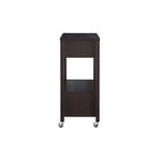 Carrello da portata moderno a 2 cassetti con portasciugamani e ripiano aperto