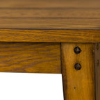 Tavolino Lampada Quadrato Oak con Ripiano Inferiore – 27" x 27"