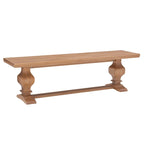 Panca da pranzo in legno massello di pino – 160 cm L x 38 cm P x 44 cm H
