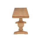 Panca da pranzo in legno massello di pino – 160 cm L x 38 cm P x 44 cm H