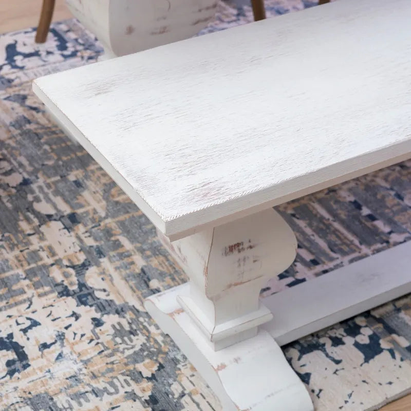 Panca da pranzo in legno massello di pino – 160 cm L x 38 cm P x 44 cm H
