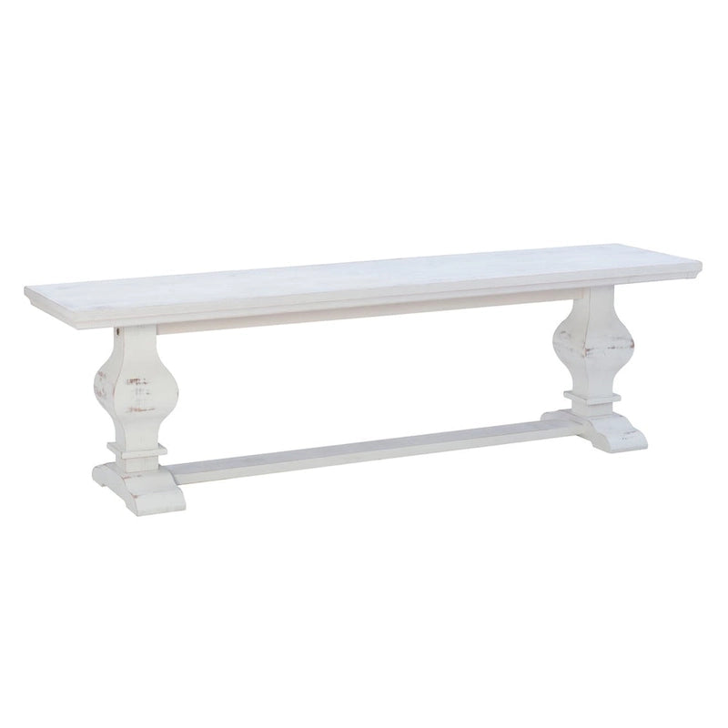 Panca da pranzo in legno massello di pino – 160 cm L x 38 cm P x 44 cm H