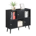Madia Consolle Organizer a Cubo Mid-Century con 3 Scomparti e 3 Armadietti