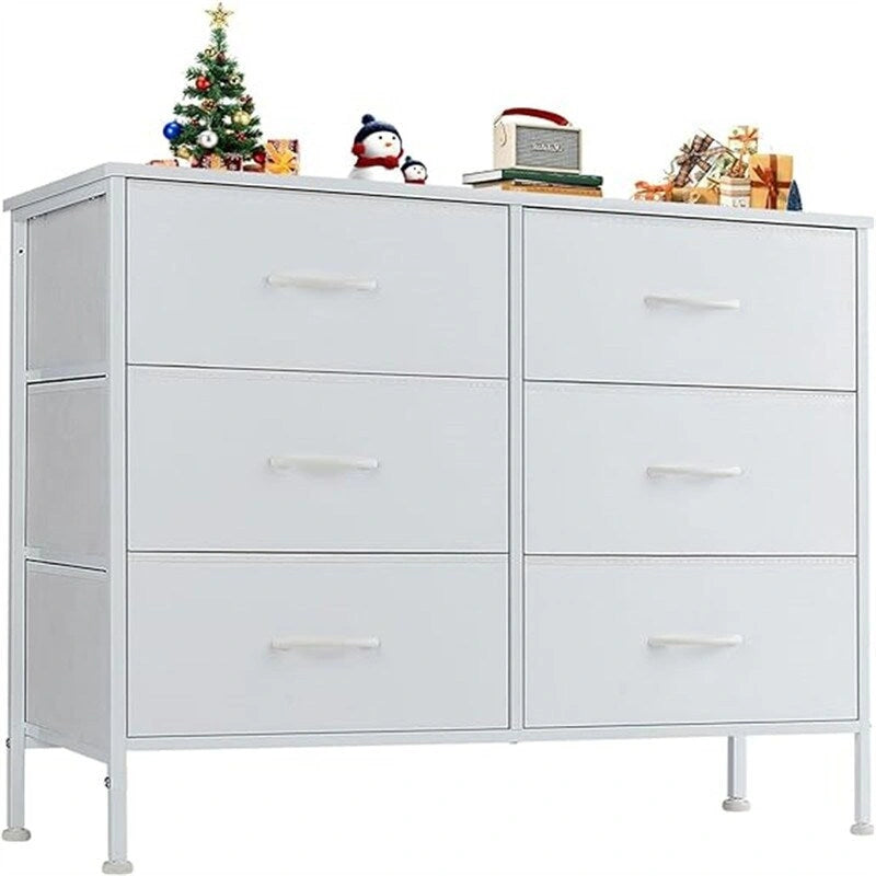 Cassettiera in tessuto a 6 cassetti – 97 cm L x 76,2 cm H