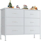 Cassettiera in tessuto a 6 cassetti – 97 cm L x 76,2 cm H
