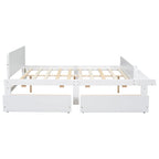 Letto matrimoniale con panca pediera e 2 cassetti portaoggetti
