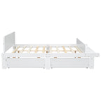 Letto matrimoniale con panca pediera e 2 cassetti portaoggetti