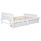 Letto matrimoniale con panca pediera e 2 cassetti portaoggetti