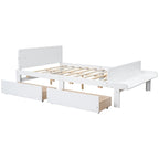 Letto matrimoniale con panca pediera e 2 cassetti portaoggetti