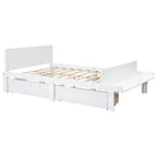 Letto matrimoniale con panca pediera e 2 cassetti portaoggetti