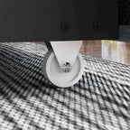 Letto a Piattaforma a LED Illuminato con Rifiniture Dorate e Cassetto ai Piedi – Grigio/Bianco