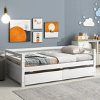 Divano Letto Singolo con 2 Cassetti Contenitore – Grigio