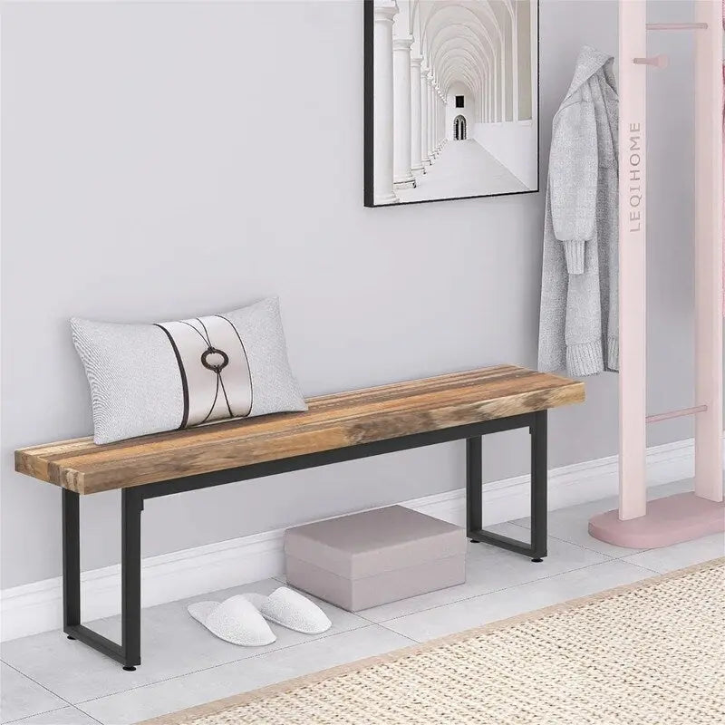 Panchine da tavolo da cucina al coperto in stile rustico