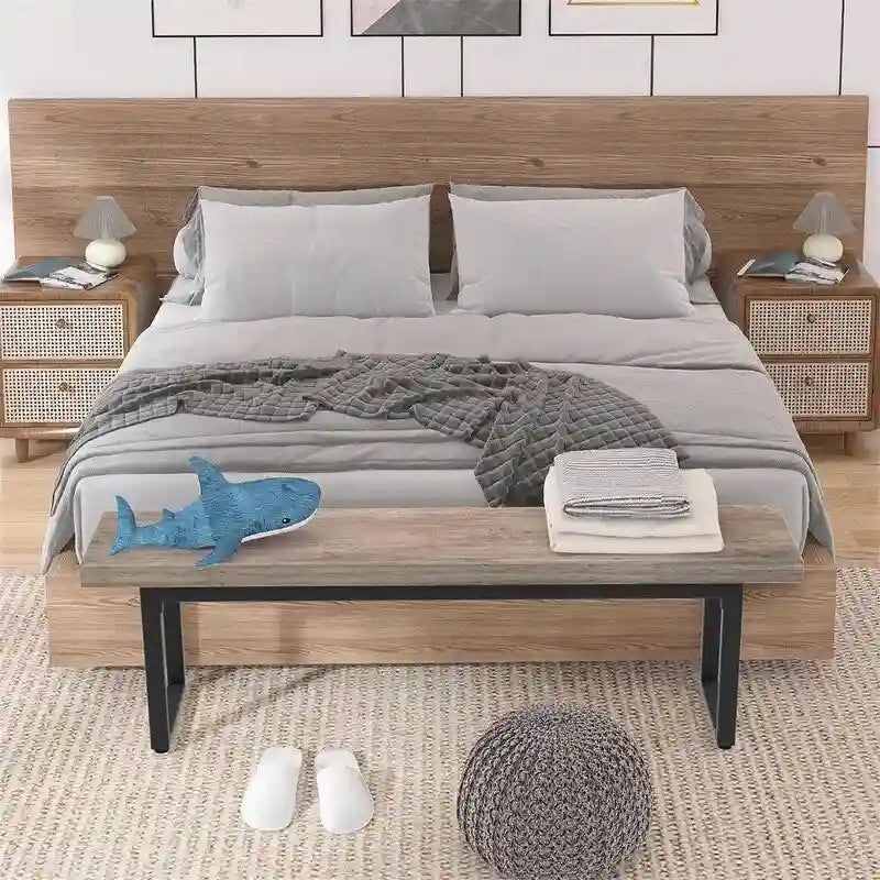 Panchine da tavolo da cucina al coperto in stile rustico