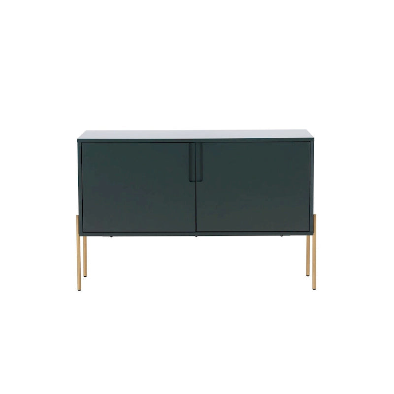 Credenza/Buffet da Consolle Verde con Vano Contenitore – 48,4" di Larghezza