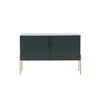 Credenza/Buffet da Consolle Verde con Vano Contenitore – 48,4" di Larghezza