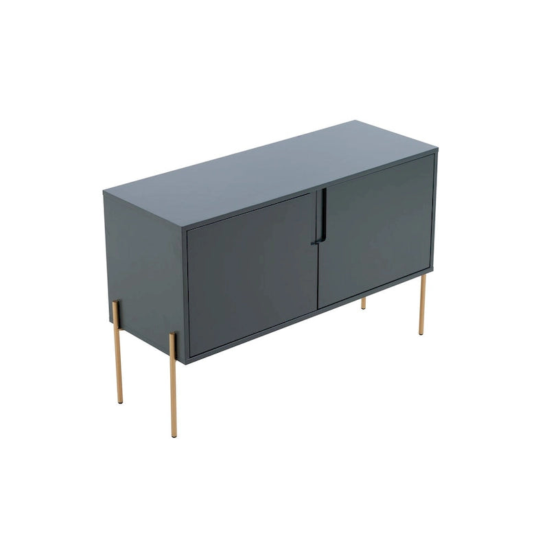 Credenza/Buffet da Consolle Verde con Vano Contenitore – 48,4" di Larghezza