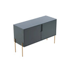Credenza/Buffet da Consolle Verde con Vano Contenitore – 48,4" di Larghezza