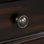 Consolle vintage in legno di pino da 63" con 4 cassetti e ripiano inferiore