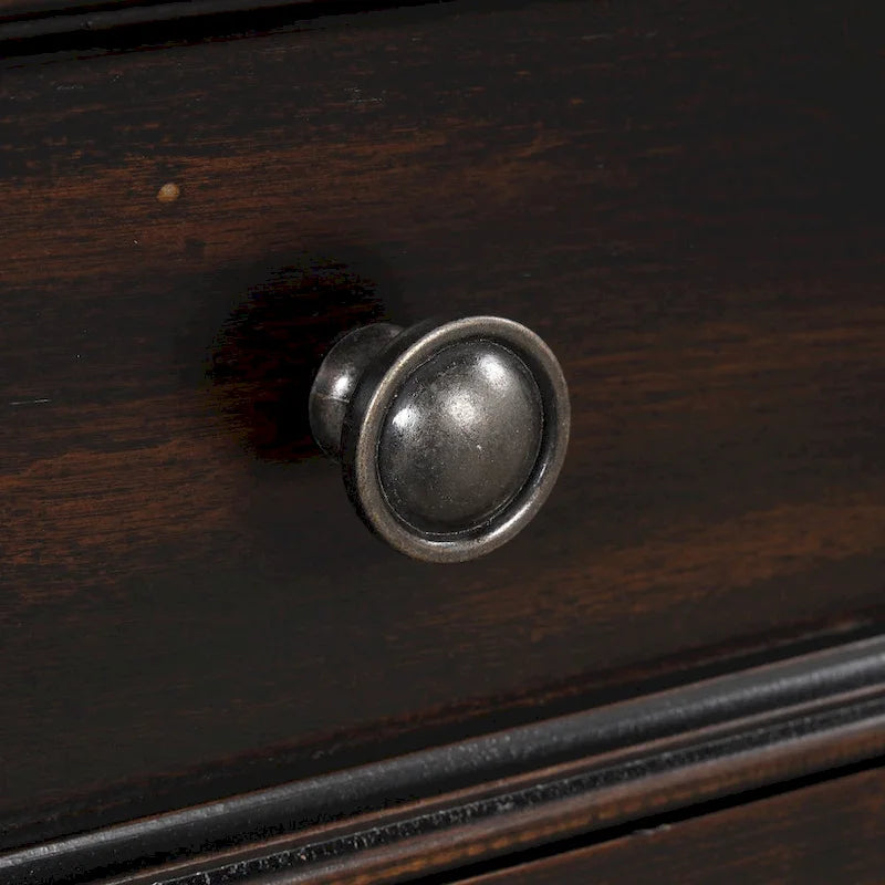 Consolle vintage in legno di pino da 63" con 4 cassetti e ripiano inferiore