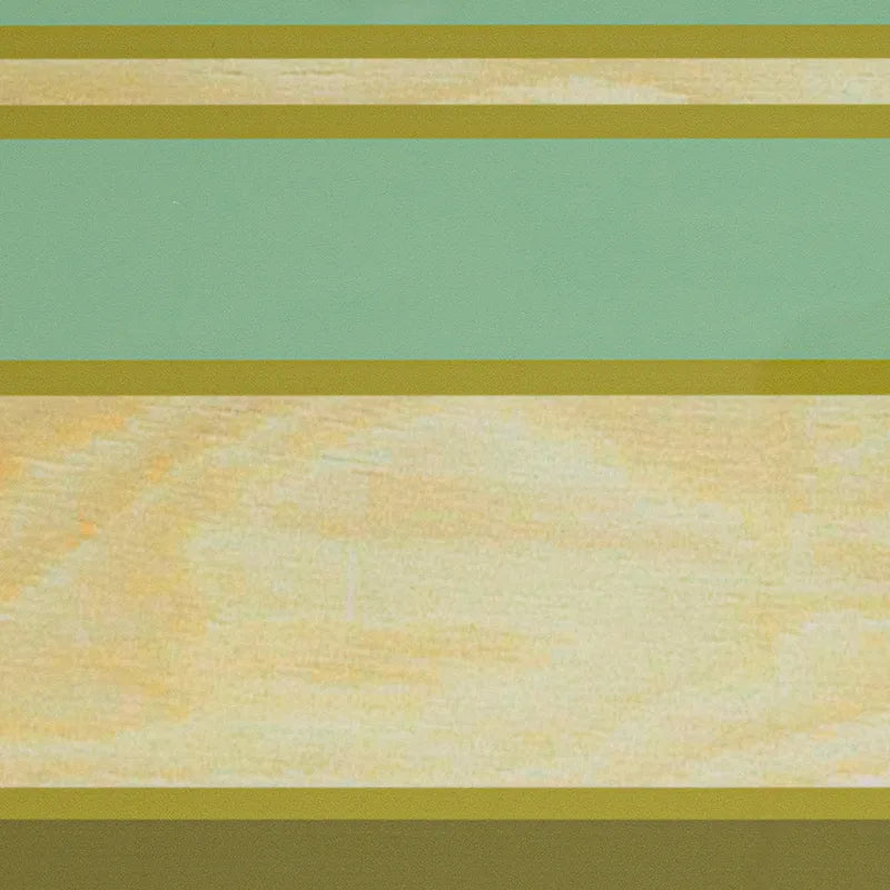 Tavolino da Caffè Ovale a Forma di Tavola da Surf a Strisce – Multicolore, 120 cm lungh.