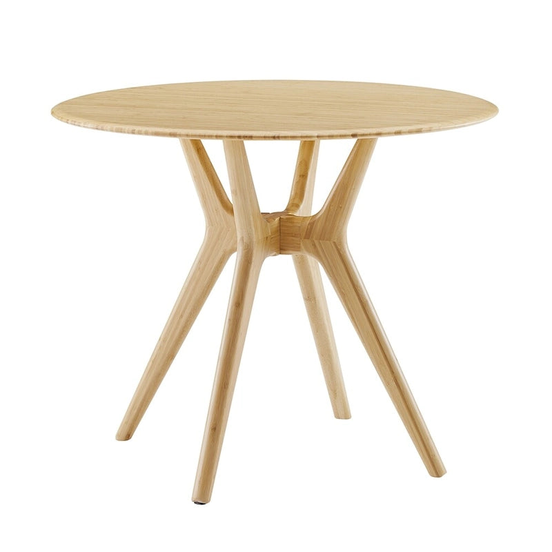 Tavolo da pranzo rotondo Moso massiccio da 36" – Finitura rame